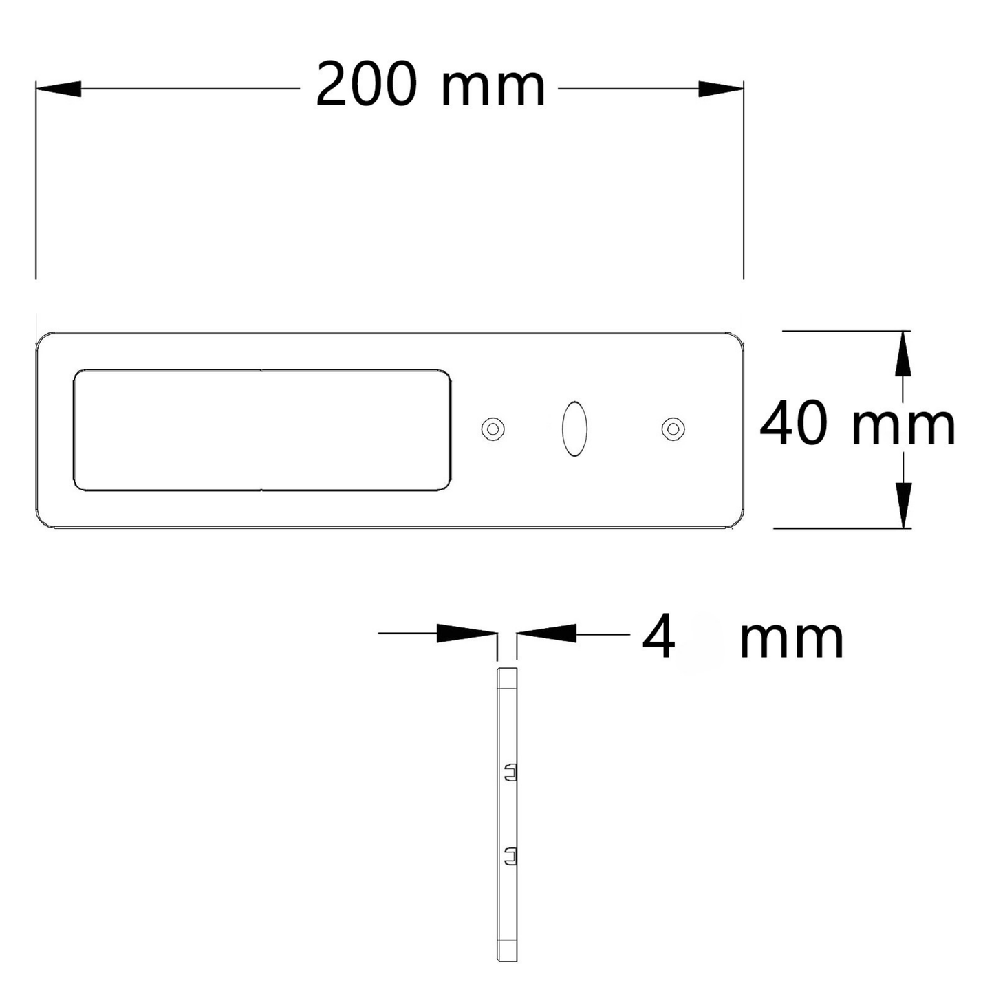 LED Keukenverlichting Onderbouw - Aluminium (2 PACK)