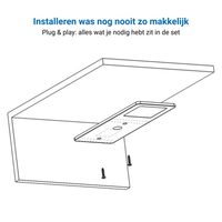 LED Keukenverlichting Onderbouw - Aluminium (2 PACK)