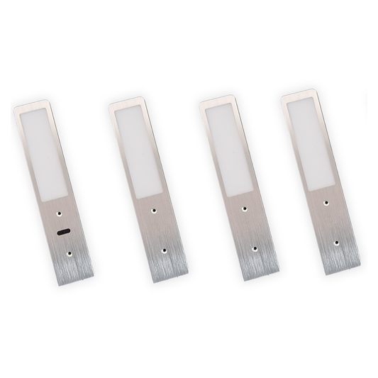 LED Keukenverlichting Onderbouw - Aluminium (4 PACK)