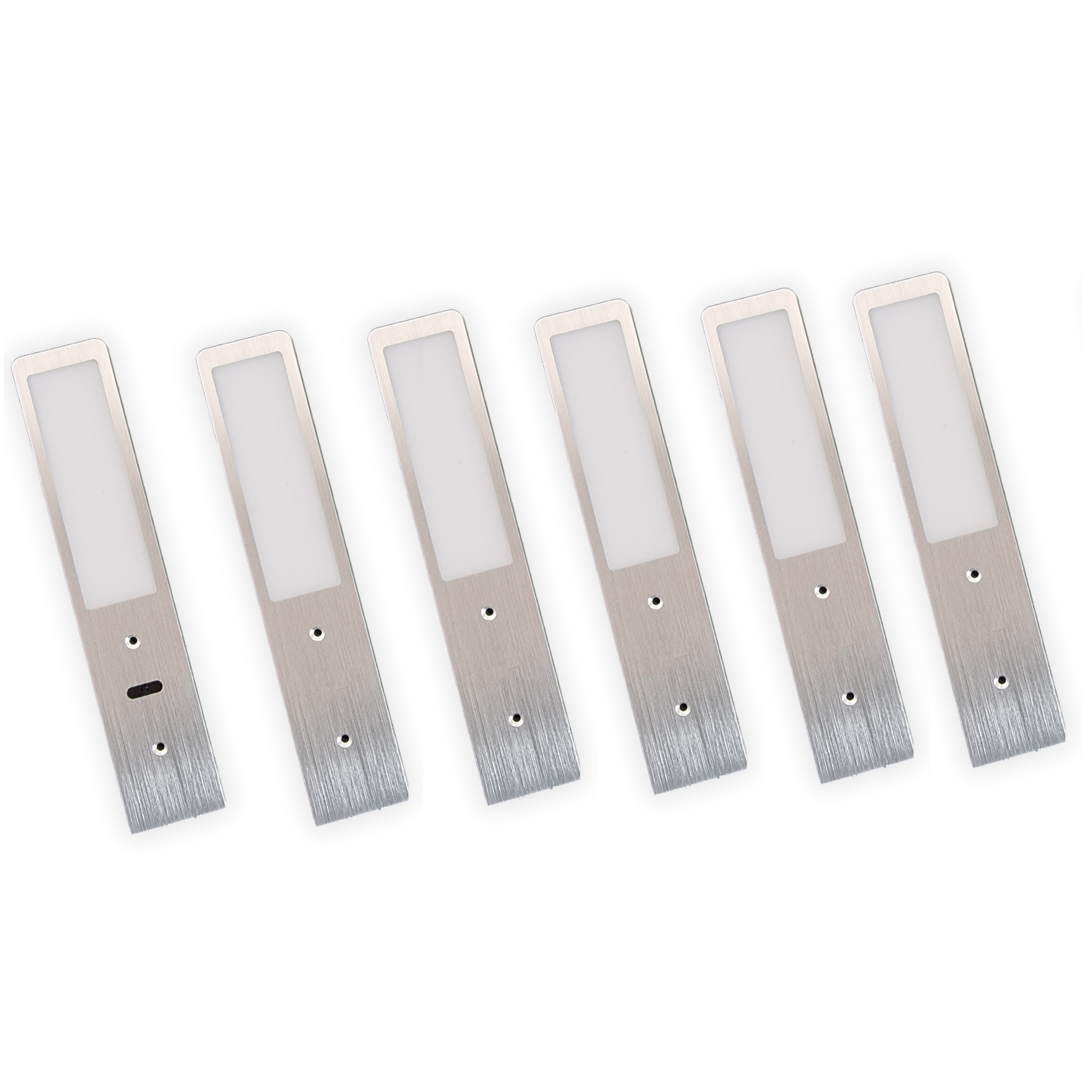 LED Keukenverlichting Onderbouw - Aluminium (6 PACK)