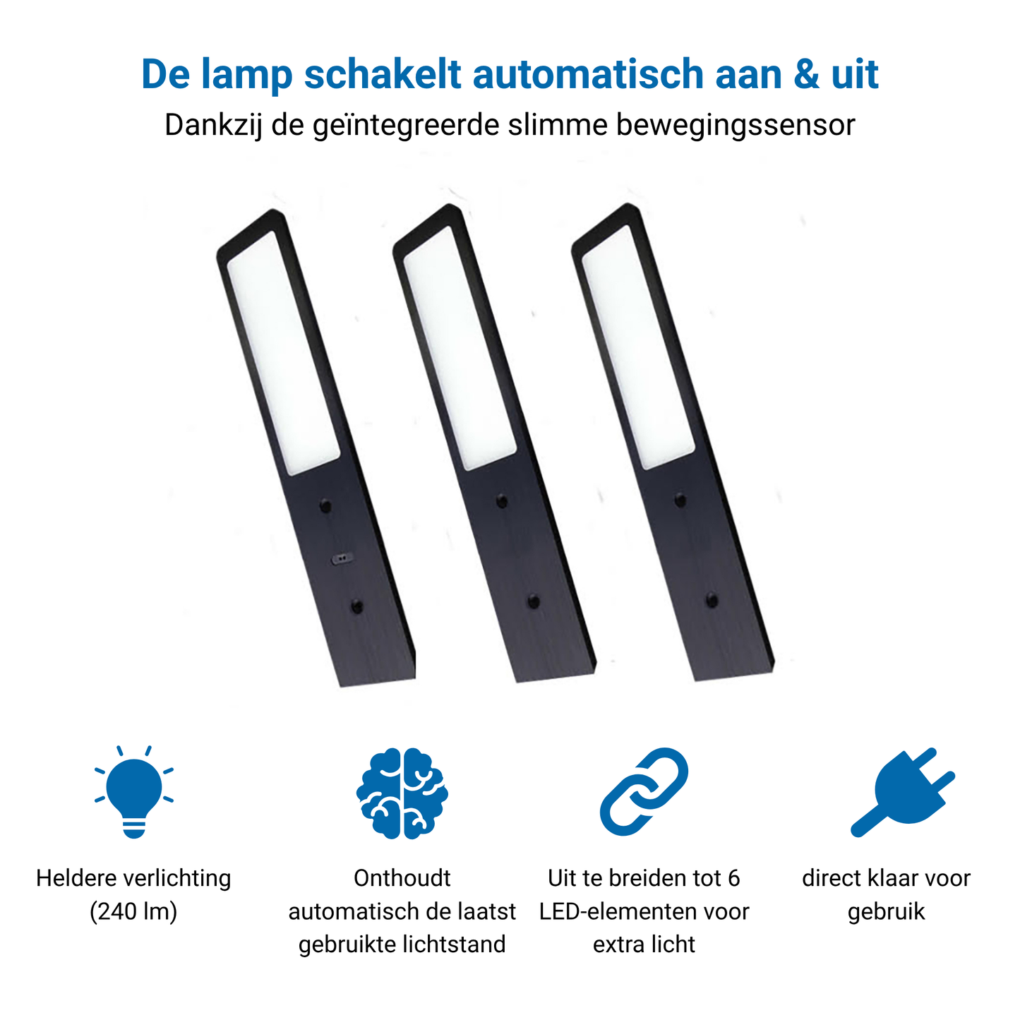 LED Keukenverlichting Onderbouw - Aluminium (2 PACK)
