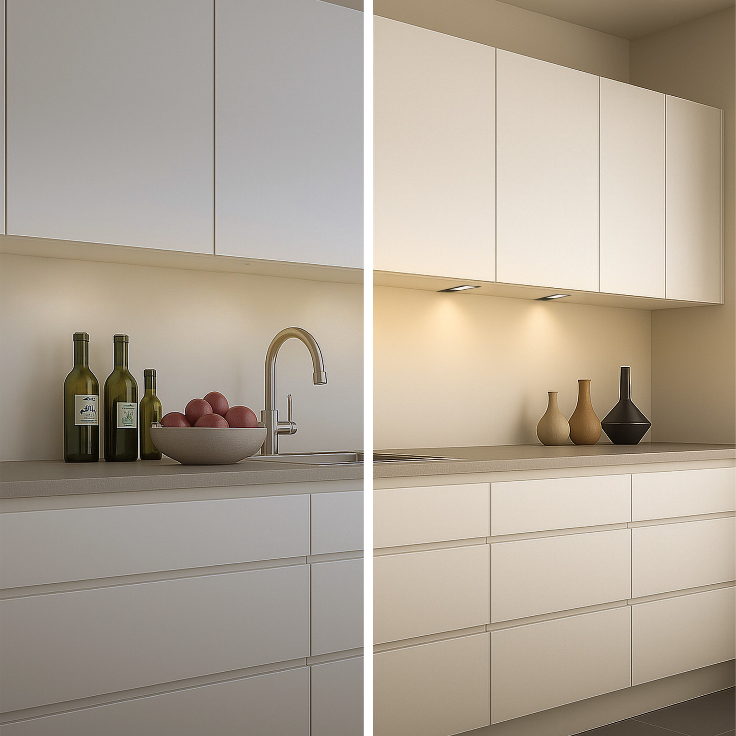 LED Keukenverlichting Onderbouw - Aluminium (3 PACK)