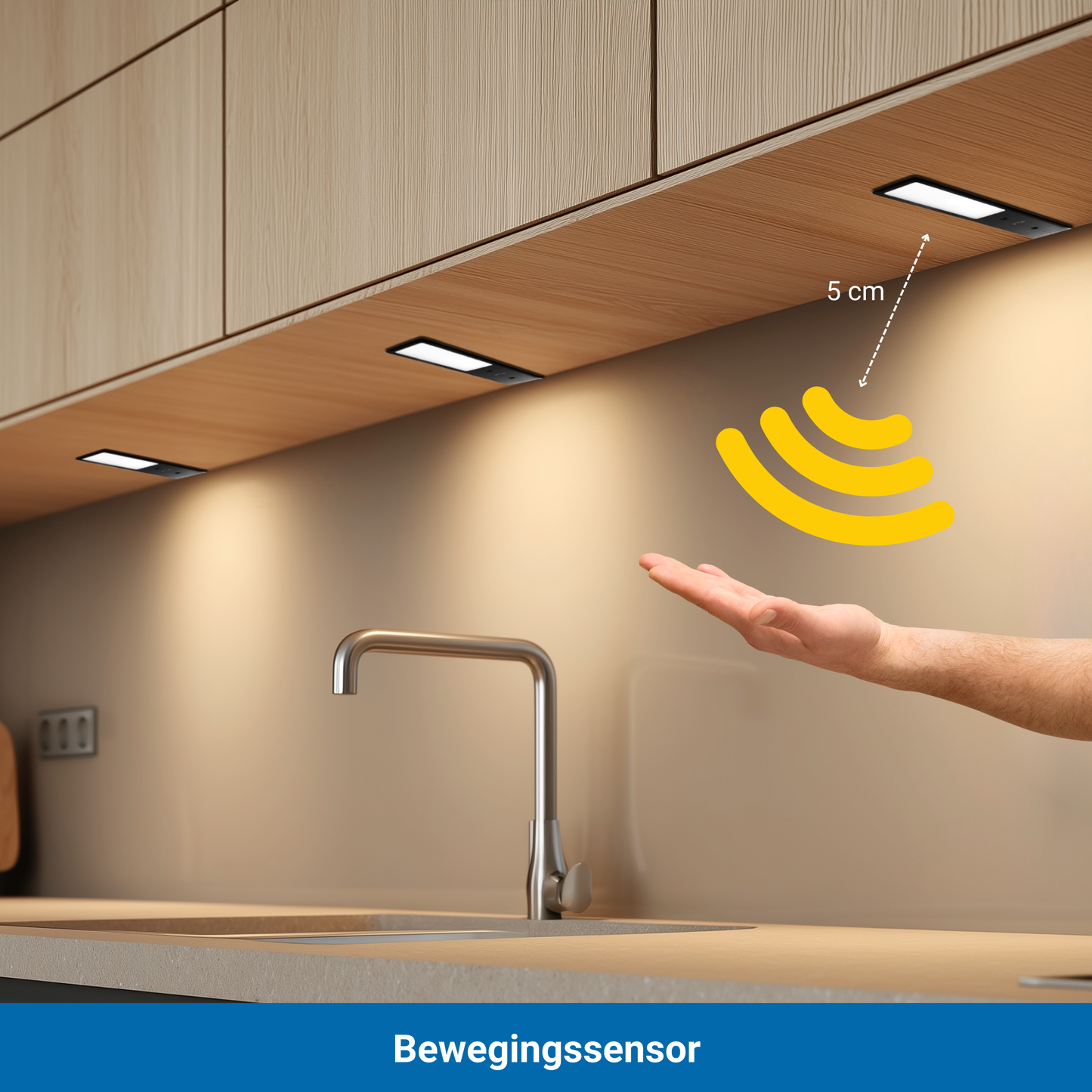 LED Keukenverlichting Onderbouw - Aluminium (2 PACK)